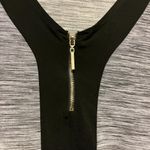 Susan Lawrence  3X Gray and Black Zipper Collar Sleeveless Blouse Photo 2