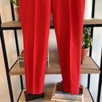 Banana Republic Mid-Rise Sloan Ankle Orange Woven Career Dress Pant Trouser, 6 Photo 2