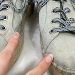 Sam Edelman  Carleigh Blue Chambray Denim Lace Up Espadrilles Sneakers Shoes Photo 3