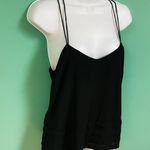Candie's Black Double Strap Dressy Tank Photo 2