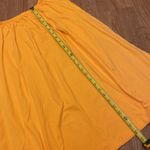 ASOS Off Shoulder Swing Dress with Pom Poms Size 6 Orange Beach Photo 4