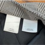 Anne Klein  Black & White Plaid Pencil Skirt with Floral Lace Appliqués Sz 10 Photo 4