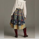 Hunter Bell  
Fallon Midi Skirt patchwork Blue Photo 3