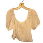 Three Dots  Cotton Gauze White Top nwt Photo 3