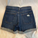 Gap 77  BLUE JEAN Cuffed Denim Minimalist Vacation SHORTS Size 27 Photo 1