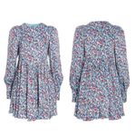 Rotate Birger Christensen Alison Floral Antigua Sand Comb Long Sleeve Dress Pink Size 6 Photo 3