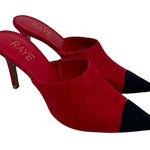 Raye  Phoebe‎ Mule in Red Colorblock Heels Size 7.5 Photo 0