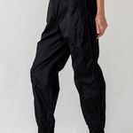 Free People Movement The Way Home Jogger Pants Black Nylon High Waisted Small Photo 0