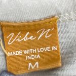 Vibe N Astrology Horoscope Crop Shirt Cream Black Medium Black Photo 7