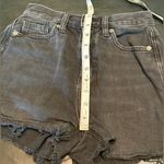 American Eagle  Outfitters Faded Black Jean Shorts Photo 7