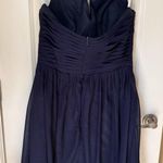 Evening or bridesmaids dress size L navy blue Size L Photo 4