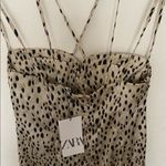 ZARA  leopard animal print mini dress NWT Photo 5