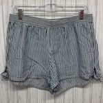 Madewell Womens Size M  Cotton Striped Shorts EUC Photo 0