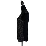 Bailey 44 Embroidered Floral Damask Black Sleeveless Top Size XS Whimsigoth Photo 3