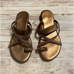 Italian Shoemakers Contesa Italian Made Womens Sandals Size 6.5 Photo 5