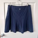 Athleta Wear About Pleated Skirt Skort Navy Blue Tennis Golf Athletic Size 8 Photo 3