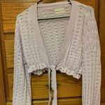 Urban Outfitters Lavender Cropped Sweater Photo 0