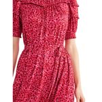 Boden Yoke Detail Floral Jersey Midi Dress Women's 10L Gin Fizz Pink Boho Chic Size undefined Photo 3