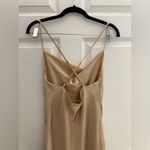 Show Me Your Mumu  Tuscany Maxi Gown Slip Dress Size S champagne gold color Photo 6