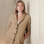 Banana Republic  Shawl Collar Coat in Oatmeal Heather Size Small Photo 6