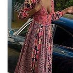 Free People  A New Way Maxi  Navy Combo Dress Photo 1
