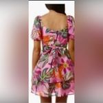 Crystal Sky boutique floral cheetah dress sz Medium Purple Photo 2