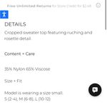 NIA MONTMARTRE SWEATER TOP Black Size M Photo 11