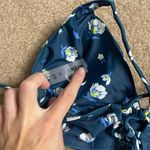 SheIn Floral Blue Green Bikini Top Photo 2