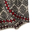 Tolani  NWOTS Embroidered Shorts Red Black Cream size small Boho Festival Photo 1