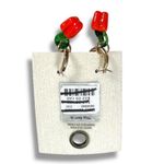 Urban Outfitters  Glass Bell Pepper Charm Hoop Earrings NWT Photo 3