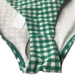 Topshop Gingham Bikini Bottoms Green White Size 8 NWT Checkered Swim Bottoms Photo 6
