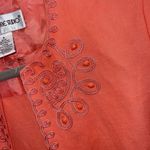 Brownstone Studios Women’s 2 Piece Coral Dress & Jacket Size 6 New Orange Photo 4