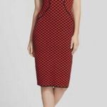 NYDJ Dress Knit Sweater Midi Red Black Size 12 MSRP $158.00 Photo 8