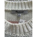 Madewell $98 Cotton Crewneck Sweater Dark Loden Stripe NT643 Size S Photo 8