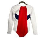 Perfect Moment Chevron Neo Wetsuit in Snow White Navy Red Size Small Rashguard Photo 10