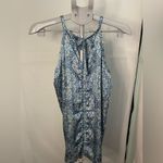 The Limited  Blue Patterned Women's halter/tank top‎ size Large Photo 4