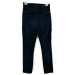 BDG  Size 26x29 Jeans Black Dark Wash‎ Raw Hem high Rise Twig Skinny Ankle Denim Photo 1