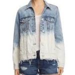 BLANK NYC NEW Raw Hem Dip Dye Jean Jacket XS Photo 0