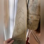 BCBGMAXAZRIA  women’s cargo jean jacket with fox fur Photo 12