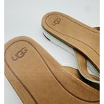 UGG  Women Size 11 Lorrie Suede Thong flip Flop Sandals Green Photo 9