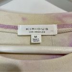 Kirious Women’s Reverse Tie Dye Long Sleeve Pullover Sweatshirt Purple Sz M NWT Photo 3