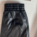 New Look Boutique Faux Leather Black Jogger Pants - Size 10 Photo 5