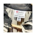 Robert Rodriguez Neiman Marcus Target Womens XS Black Sleeveless Ruffled Top Photo 4