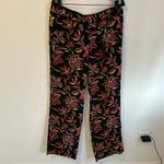 Scotch & Soda Black Floral Crepe Pants Photo 2