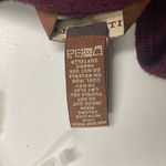 Bit & Bridle  Women’s Wine Studded Sweater‎ Size Medium Long Sleeves V Neckline Photo 6