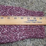 J.Crew Honeycomb Knit Crewneck Wool Blend Sweater XL Heathered Maroon Knit Photo 9