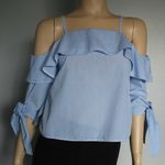 Topshop Women's Cold Shoulder Top Photo 3