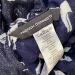 French Connection reversible navy matte and shimmer cat scarf Photo 1