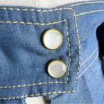 Carolina K Rosa Chambray Embroidered Midi Skirt Size S Blue Photo 10