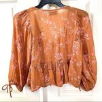 Urban Outfitters  orange babydoll top Photo 3